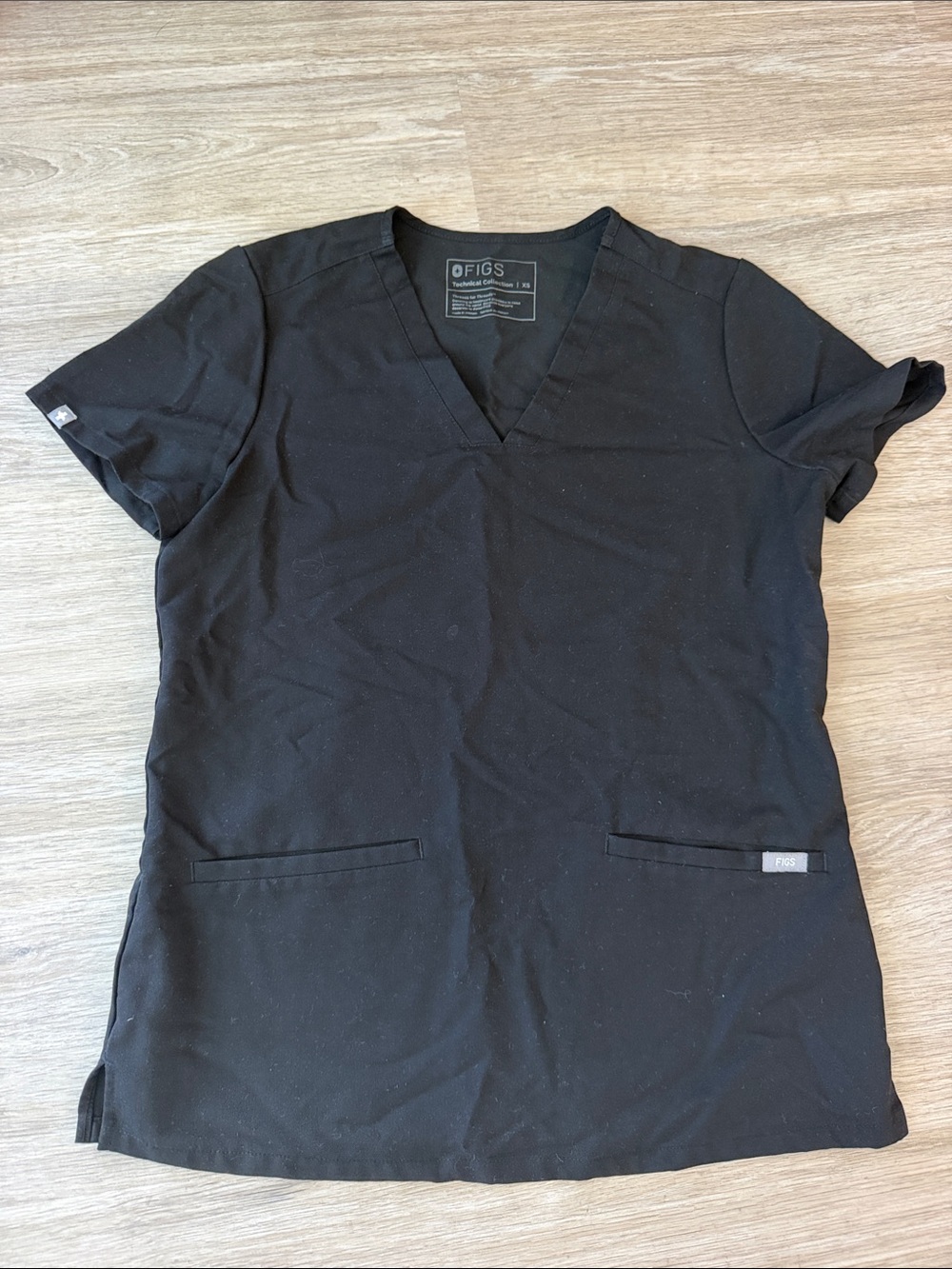 Figs Women’s Black Scrub Top
